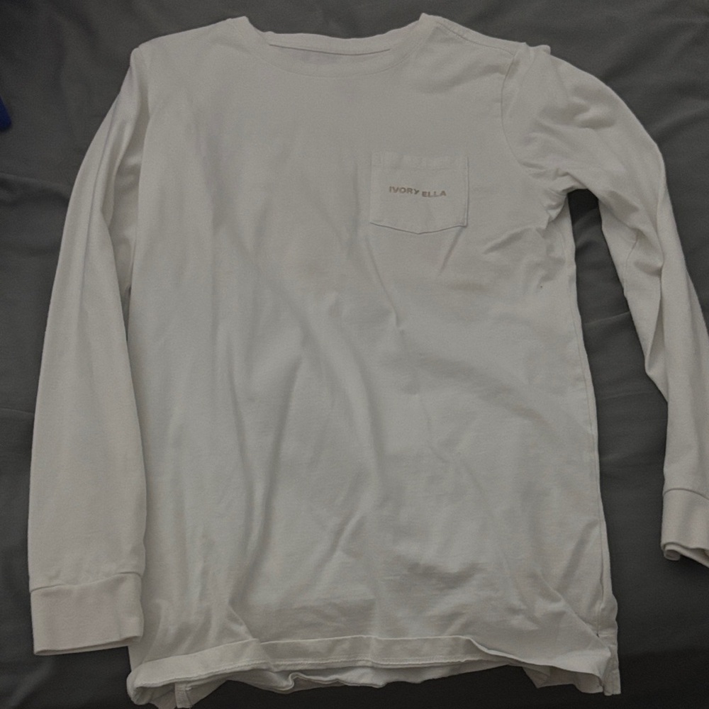 Ivory Ella Classic White Long Sleeve Tee
